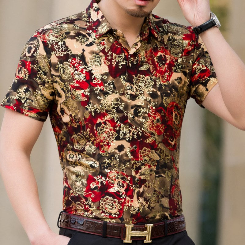 Men's Ice Silk Shirt – Wrinkle-Free, Breathable & Stylish