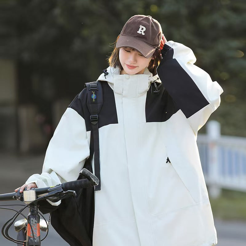 INSTOCK-Women’s Windproof Hiking Jacket – Light & Water-Repellent