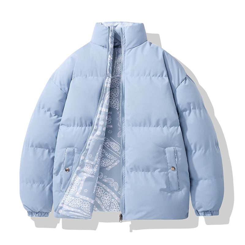 Men’s Thickened Down Cotton Jacket – Trendy Winter Outwear