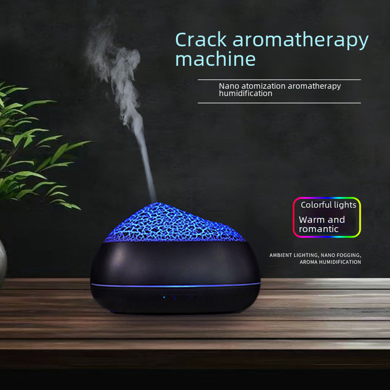 Volcanic Aroma Diffuser – LED Light, Essential Oil Humidifier
