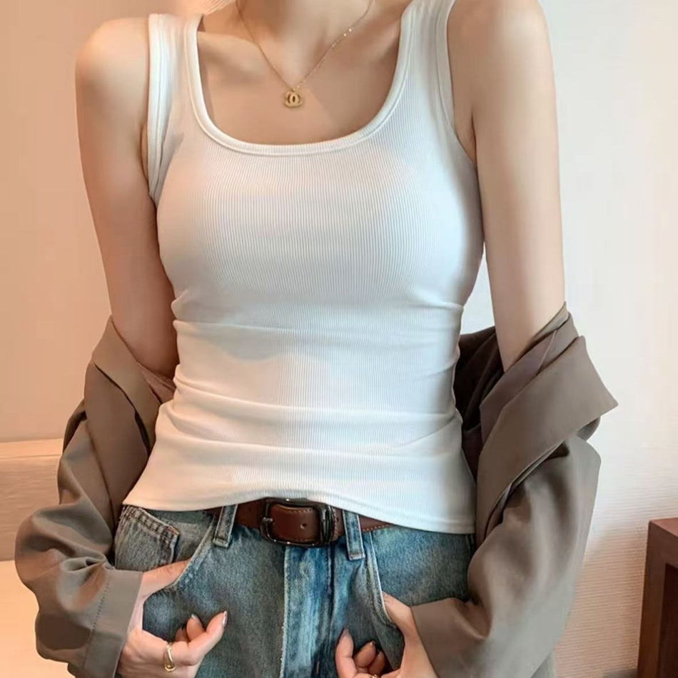 Square Neck Women's Camisole – Slim & Anti-Exposure