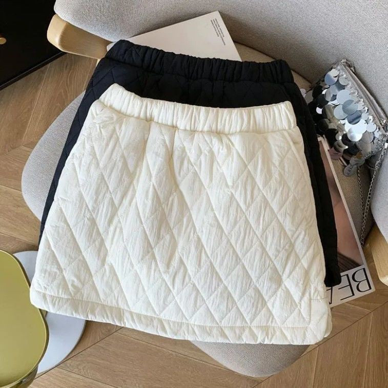Girls Korean Style Slim Half Skirt Autumn Winter