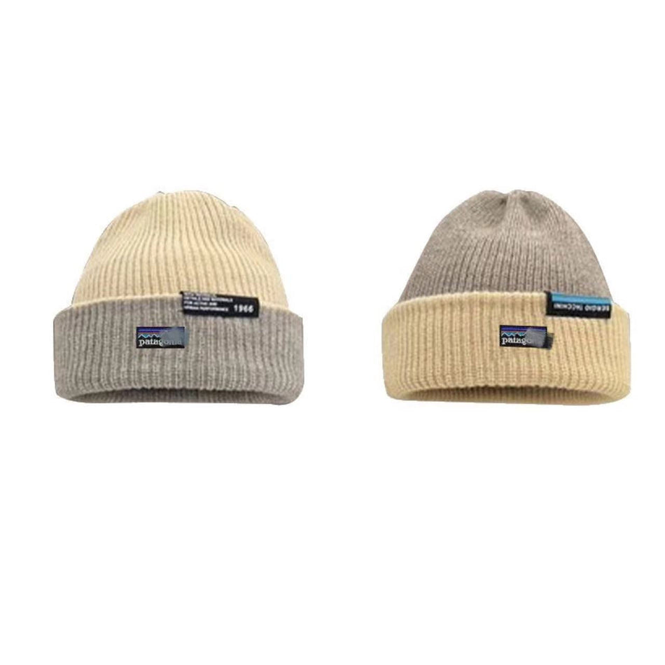 PATA Winter Knitted Wool Hat Men Warm Cold All-Match Hat