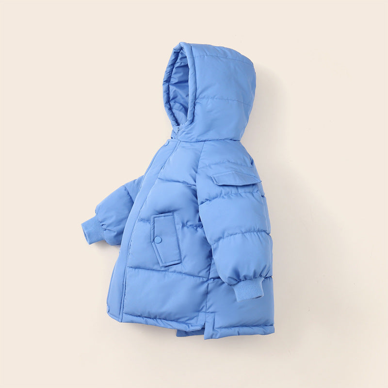 Korean Style Kids Winter Cotton Jacket – Thick & Warm