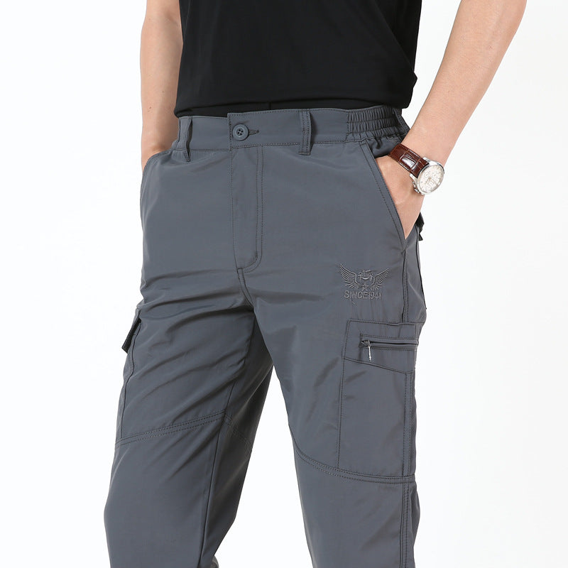 Men’s Outdoor Waterproof Quick-Dry Cargo Pants