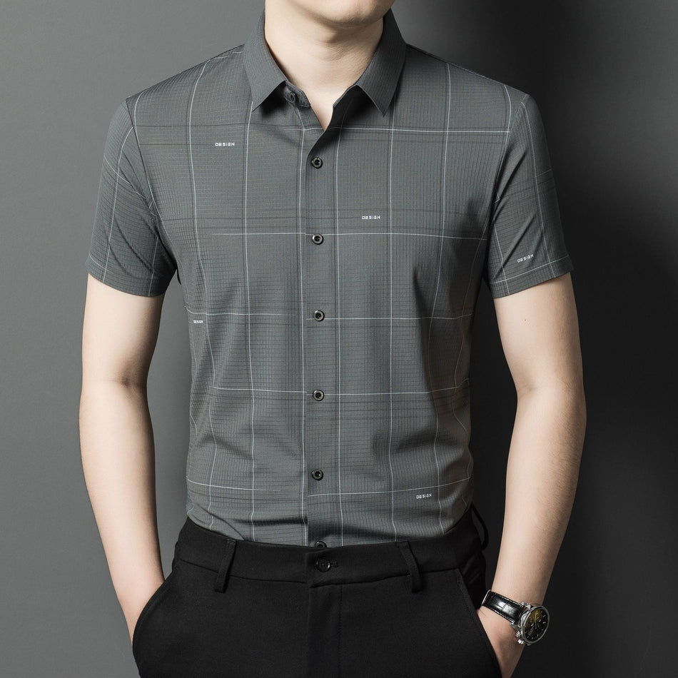 Men's Plaid Short Sleeve Shirt