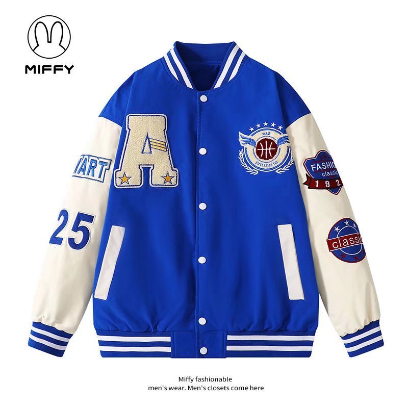 Men's Plus Size Baseball Jacket – Spring Summer Streetwear