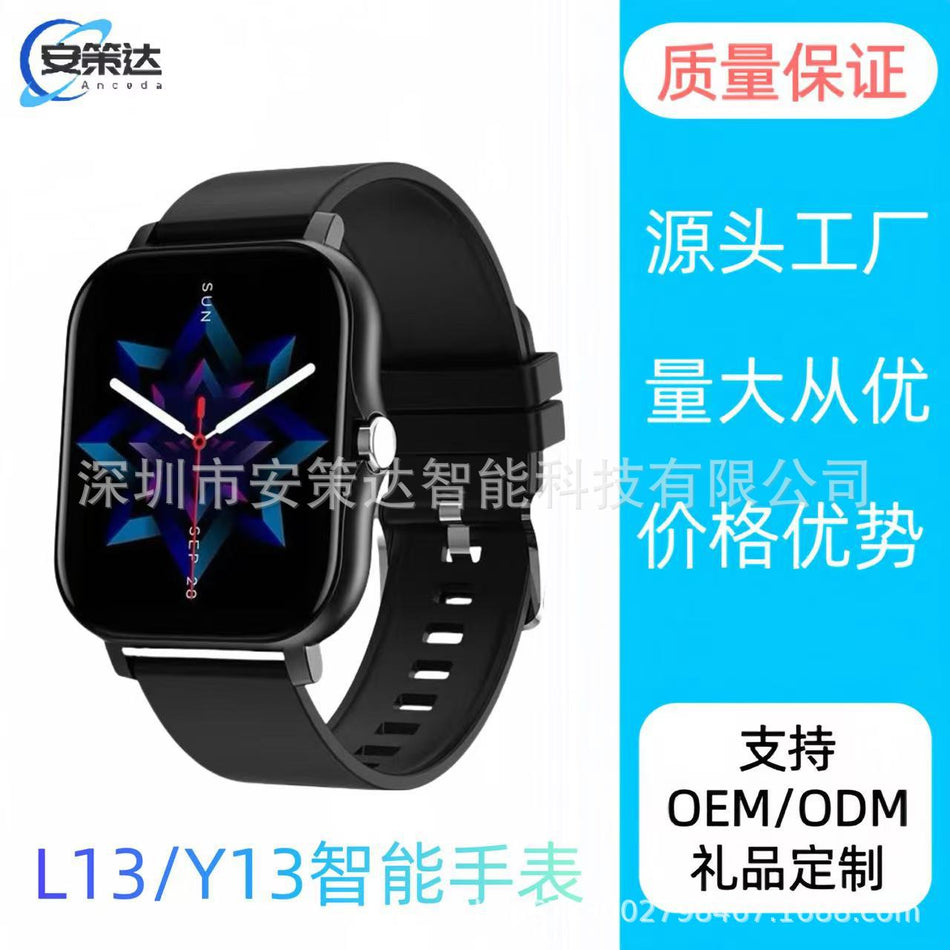 L13/Y13 Smart Watch with Bluetooth Call & Fitness Tracking