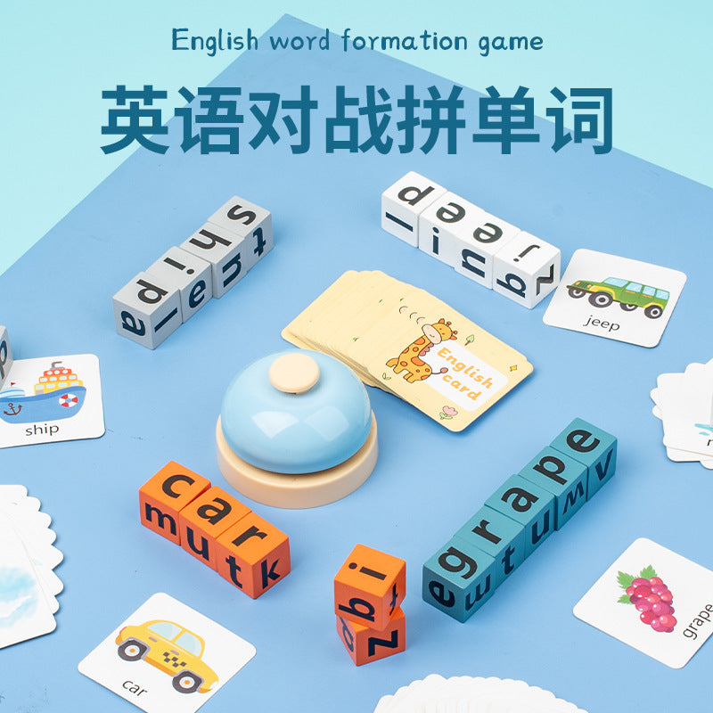 English Spelling Word Puzzle Game for Kids Parent Child Fun