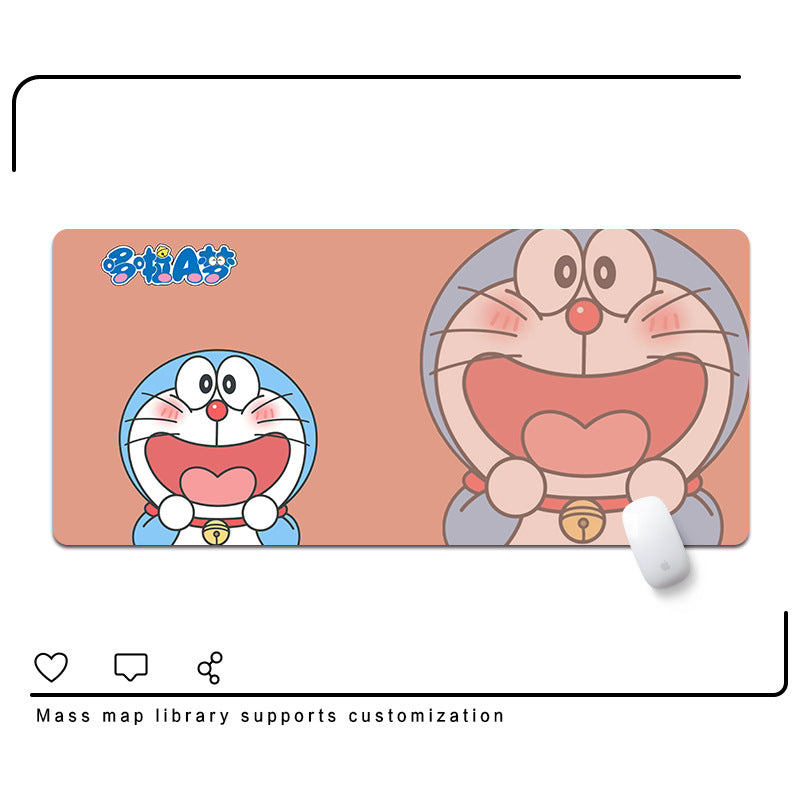 Doraemon Oversized Blue Desk Mouse Pad