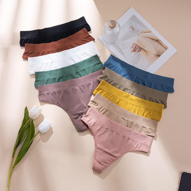 INSTOCK-Seamless Sports Fitness Low Waist Briefs (Pack of 2 )