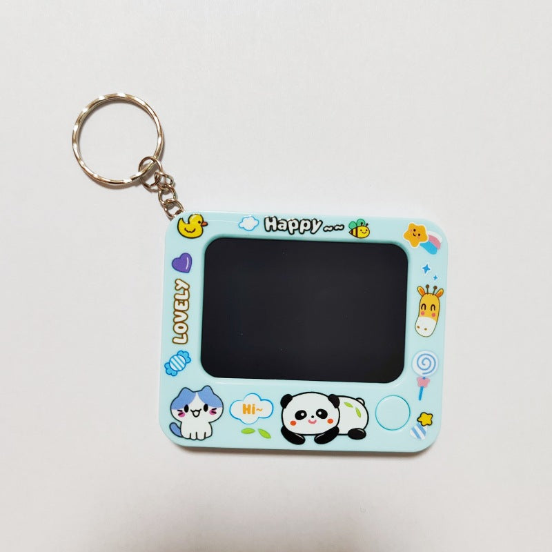 Mini Cartoon Graffiti Drawing Board Keychain Gift