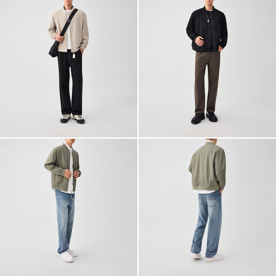 Momoker Pilot Collar Jacket – Men’s 2025 Autumn Coat