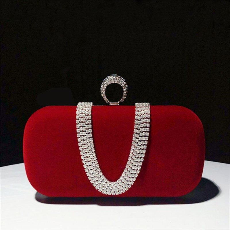 Celebrity Diamond Clutch Bag