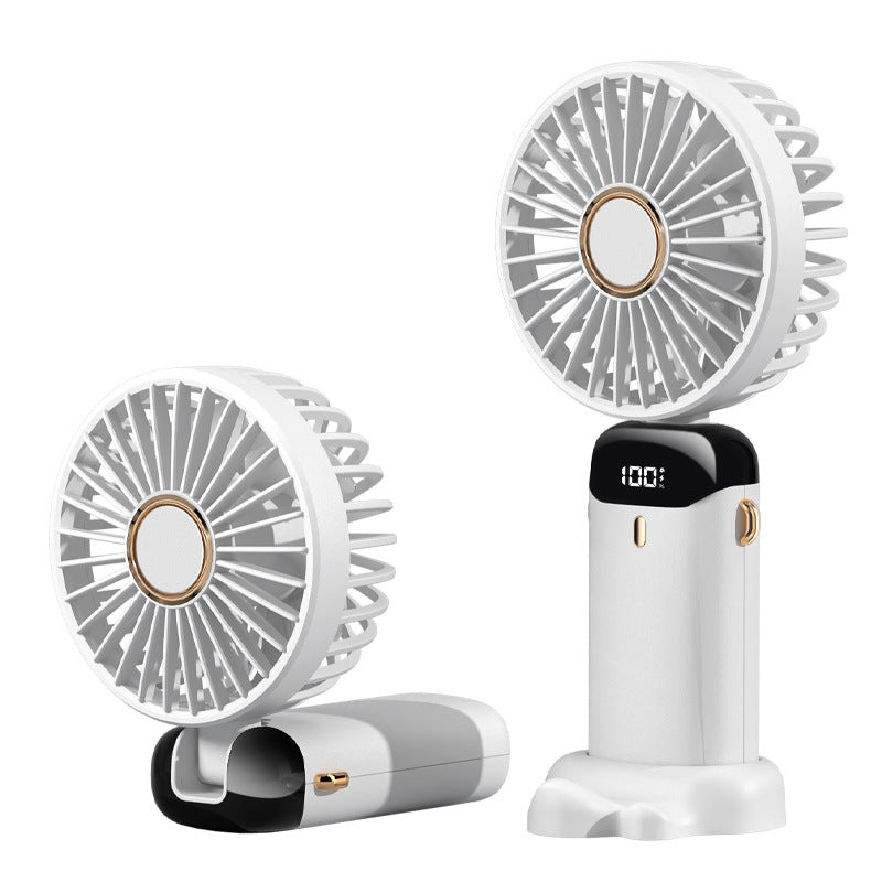 USB Handheld Mini Fan – Foldable Portable Desktop Fan with