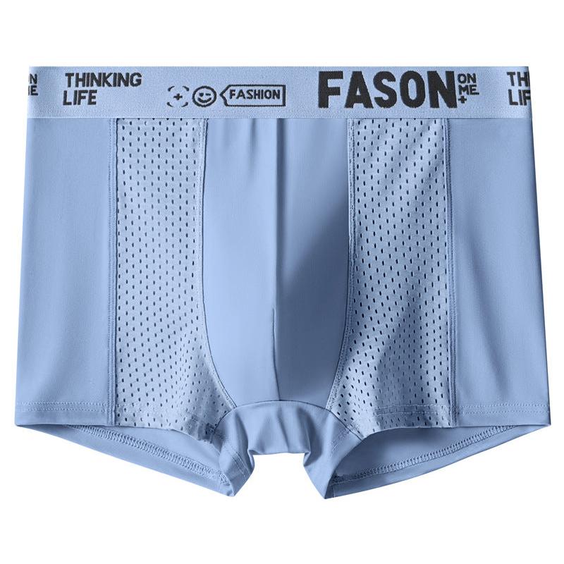 STOCK-Men’s Ice Silk Boxer Shorts – Antibacterial