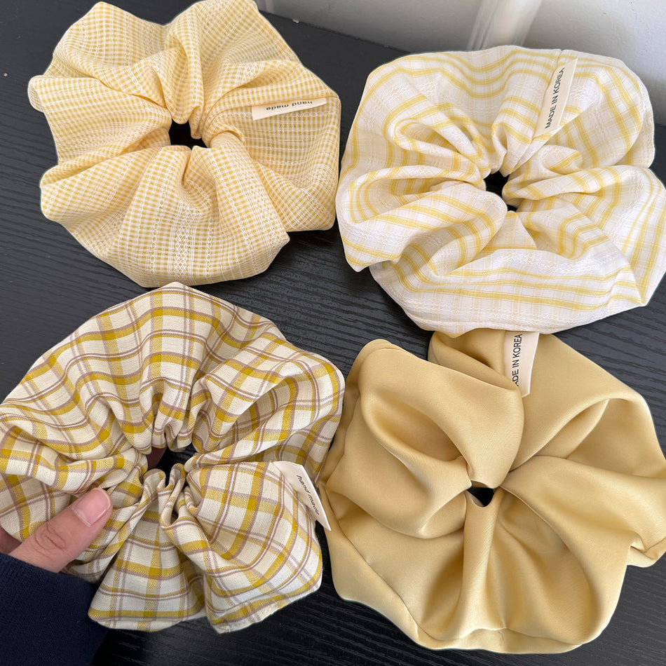 Korean Sweet Fluffy Floral Hair Ring – Mori Style Summer Hair Tie