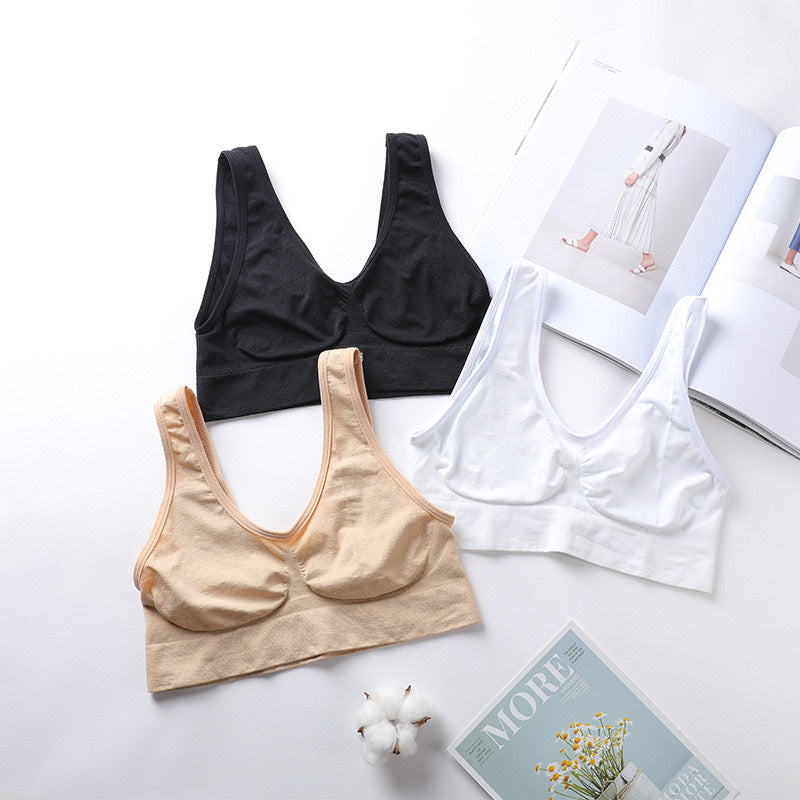 INSTOCK-Seamless Wireless Yoga & Sleep Bra for Women