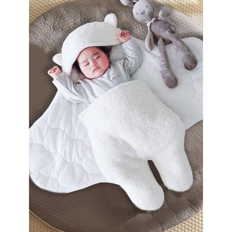 Thick Newborn Swaddle Sleeping Bag Anti Kick Blanket