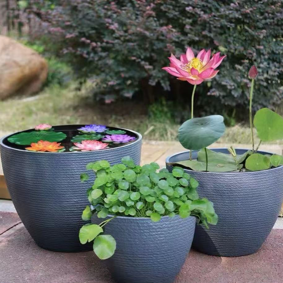 European-Style Thickened Plastic Flower Pot