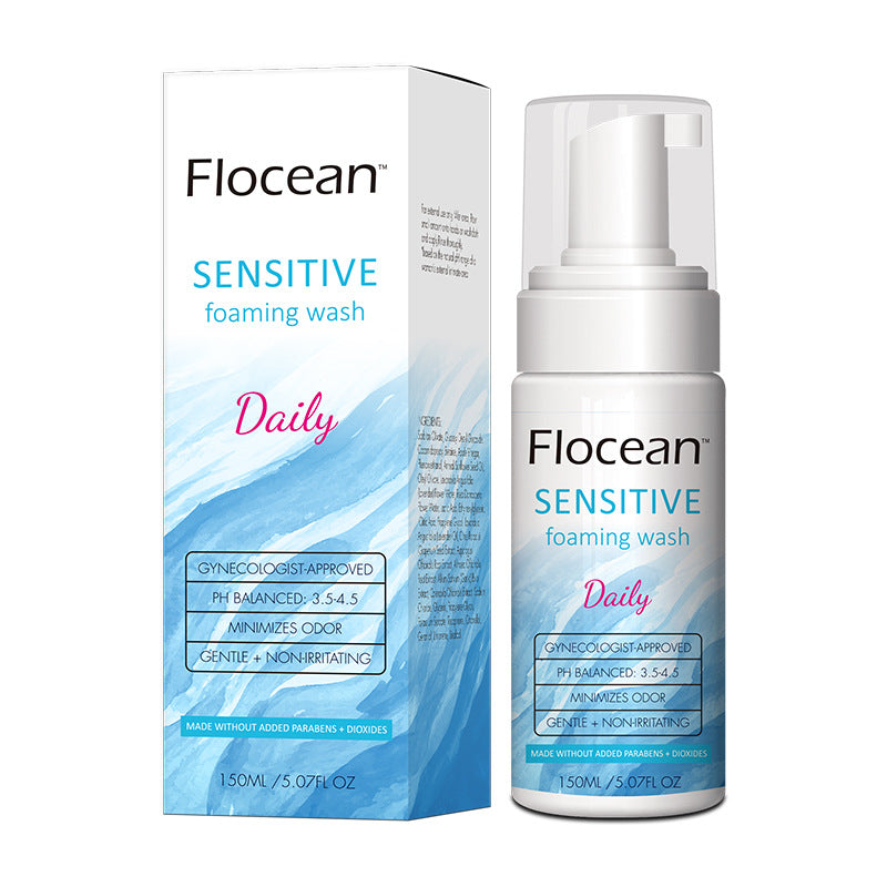Flocean Feminine Care Foam Gentle Deodorant Wash