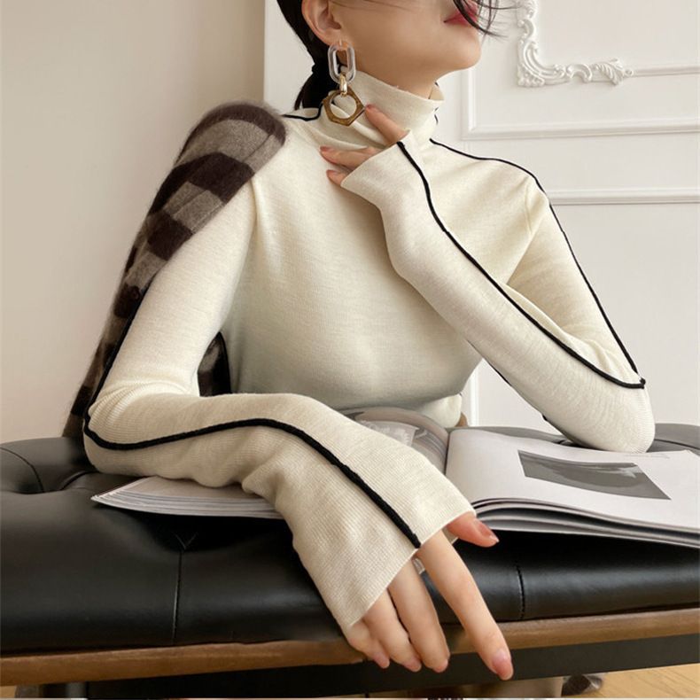Women’s German Velvet Turtleneck Top
