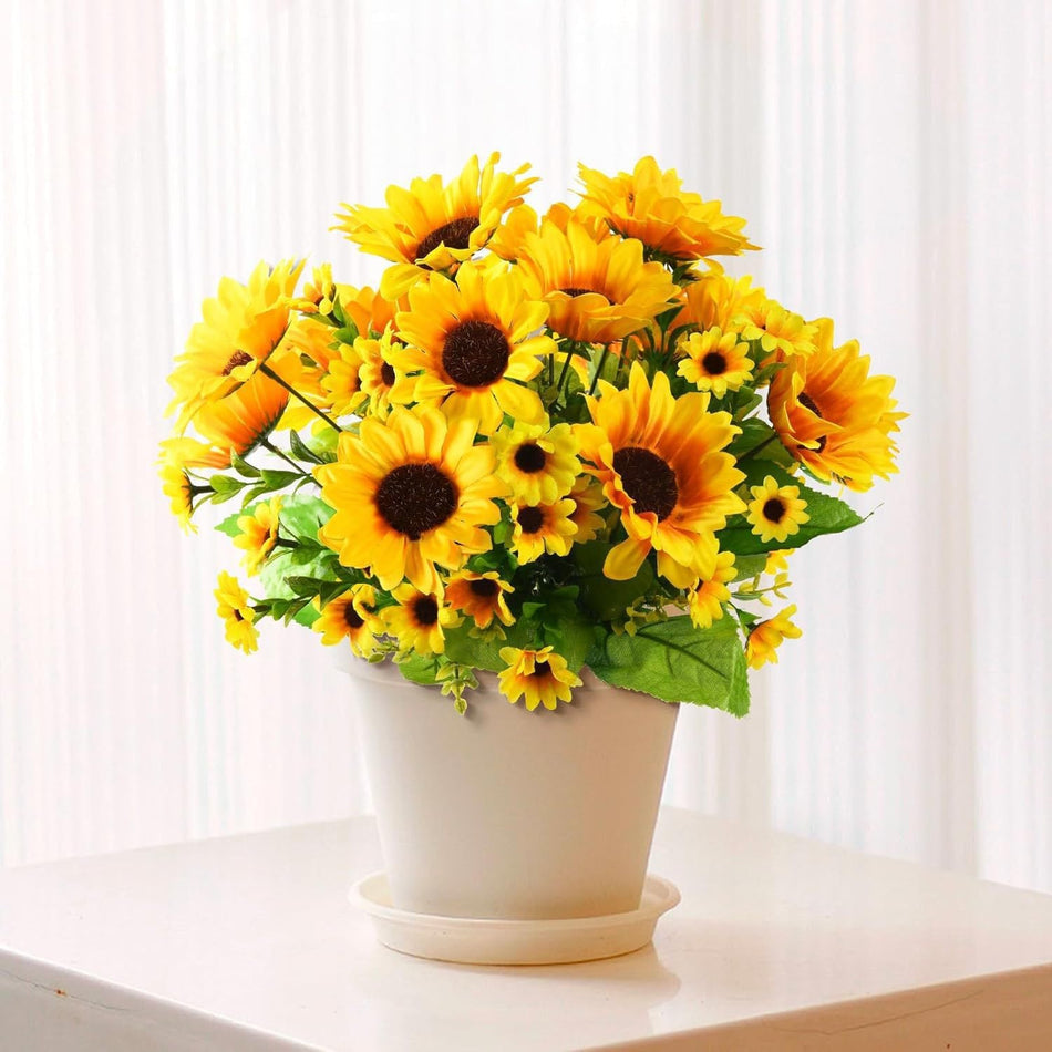 Realistic Artificial Sunflower – Home & Wedding Decoration