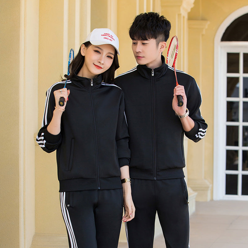 Men's 2026 Sports Suit Casual Running Sweatshirt Jacket Set
