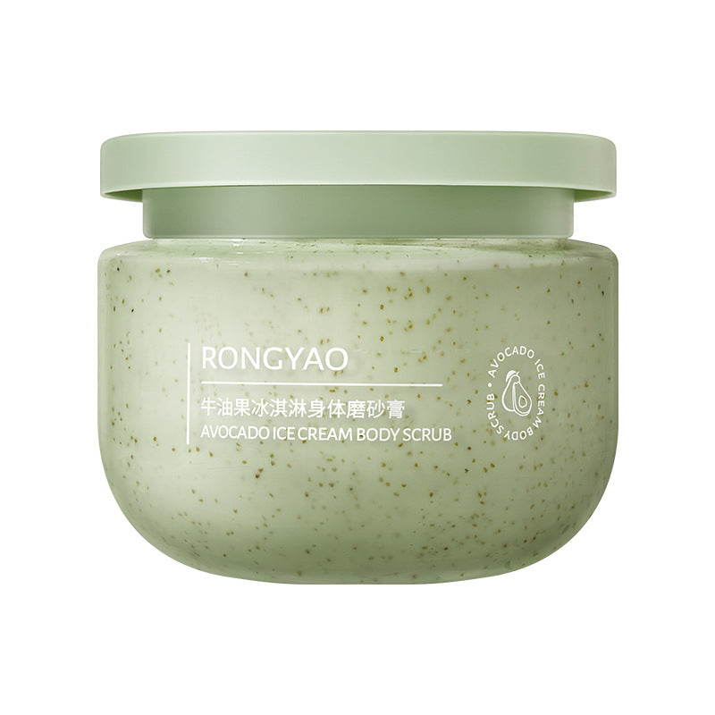 Avocado Ice Cream Body Scrub – Moisturizing & Soft Cleansing