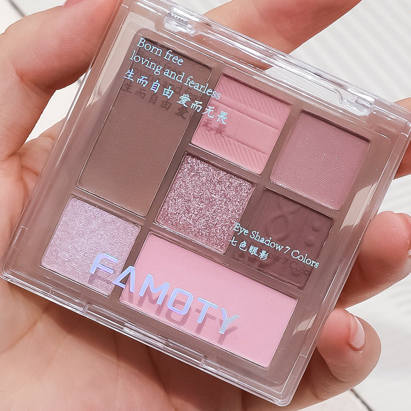 Seven-Color Multi-Use Eyeshadow Palette
