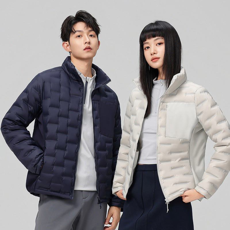 Men’s 2026 Lightweight Down Jacket Autumn Winter Stand Collar