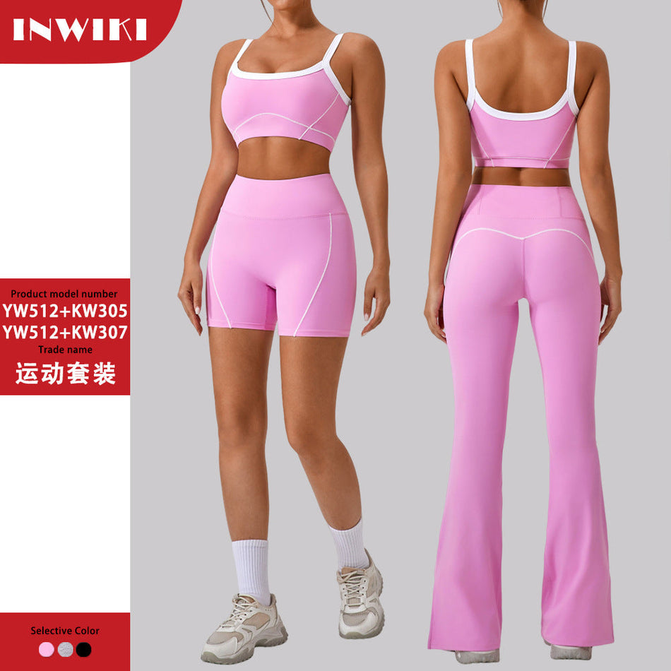 Women’s Contrast Yoga Set – Stylish, Comfy & Supportive