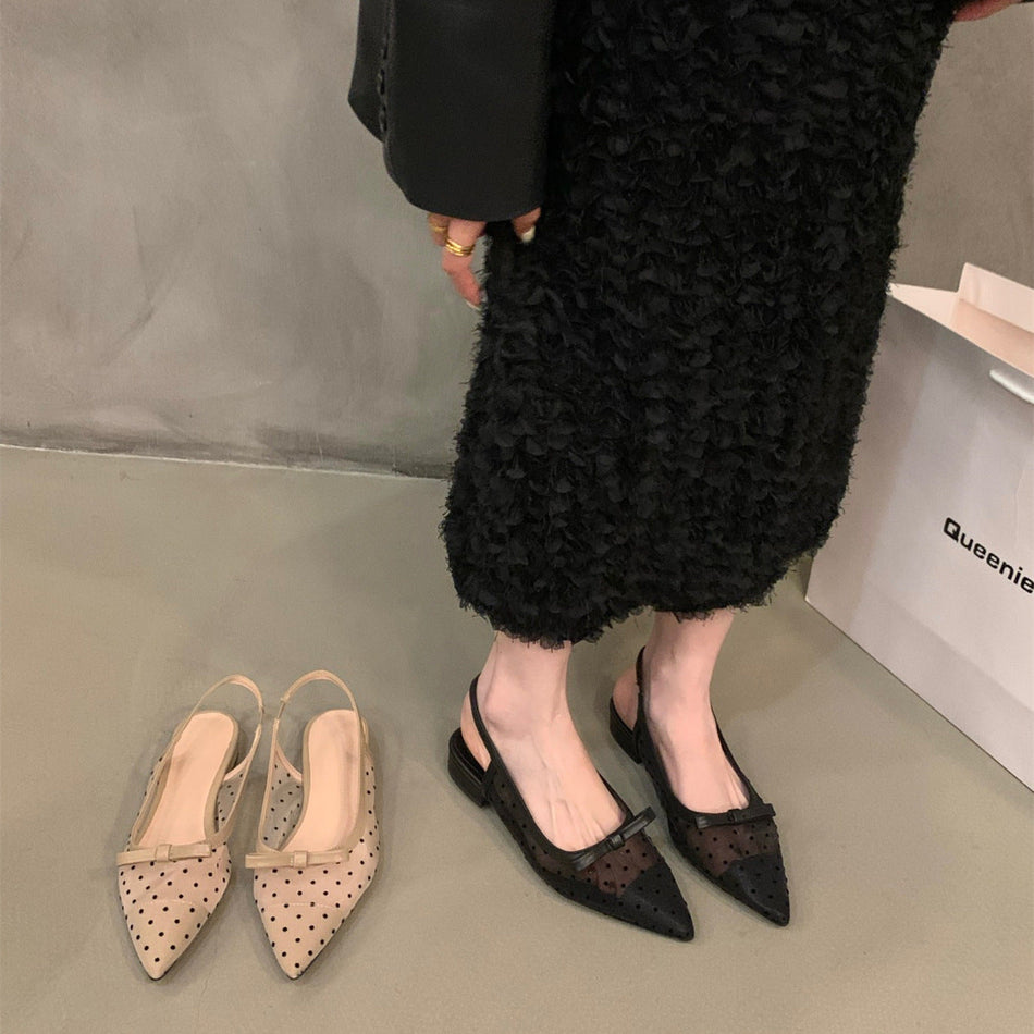 French Fairy Bow Sandals – Summer Charm & Comfort