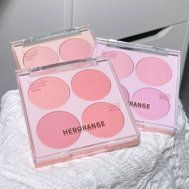Herorange Four-Color Sweet Matte Blush