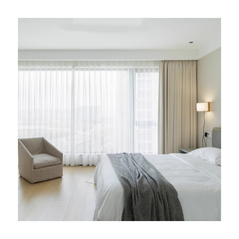 Cream Style Chenille Blackout Curtains – Modern Simple Luxury for