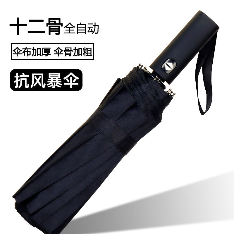 Women’s Automatic UV Protection Folding Sun & Rain Umbrella