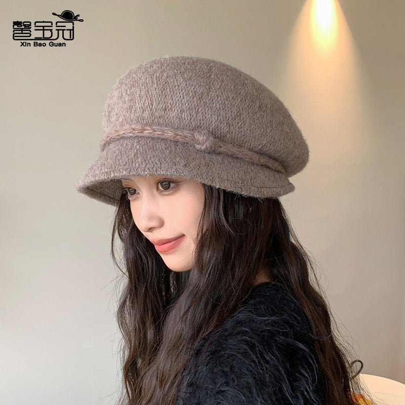 Korean-Style Women’s Octagonal Beret