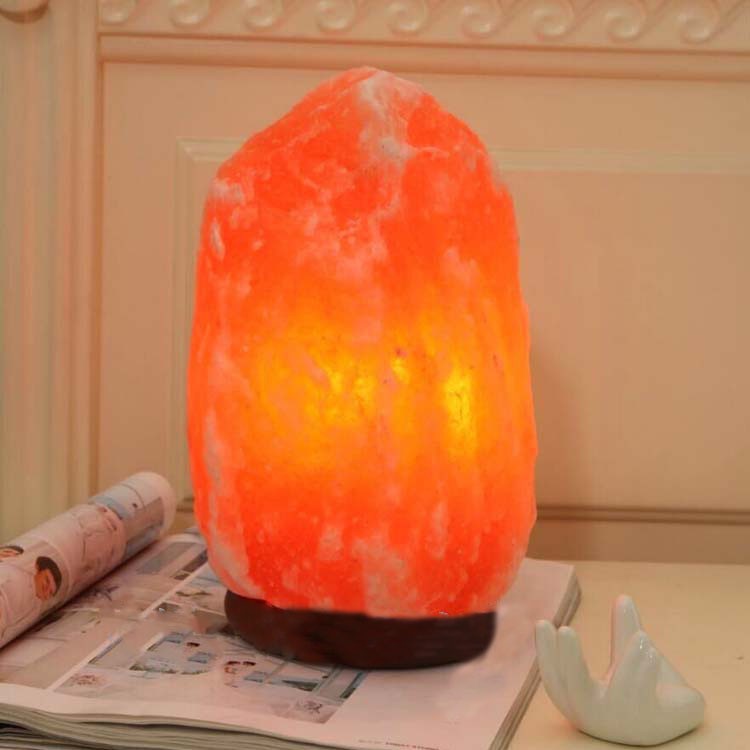 Himalayan Rock Salt Lamp – Crystal Night Light with Warm Glow