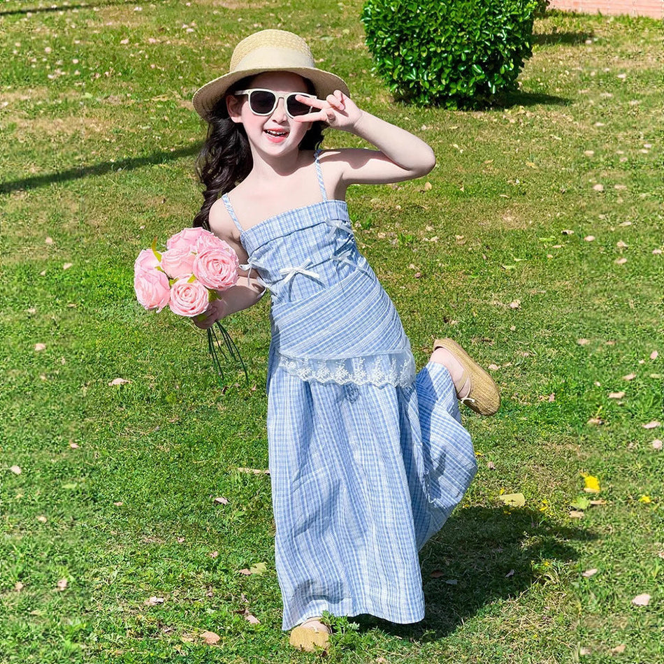 Girls’ Cake Dress 2025 – Summer Tank Princess Outfit