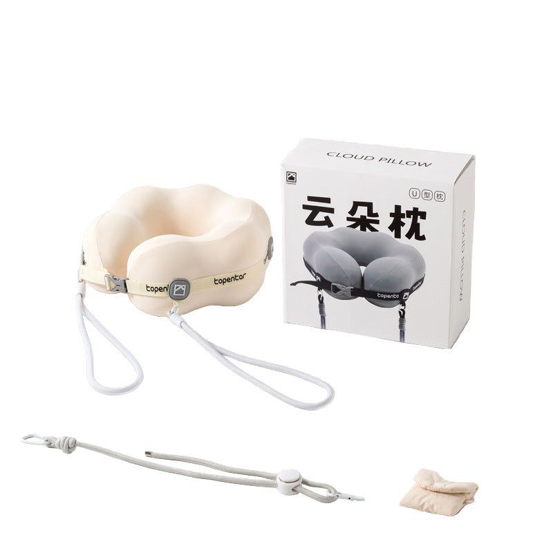 U-Shaped Memory Foam Travel Pillow | Portable Neck Support