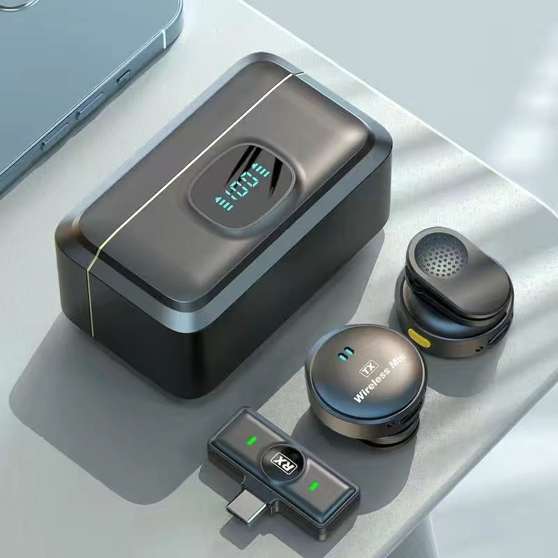STOCK-Q8 Wireless Clip Mic Mini Outdoor Recording Mic