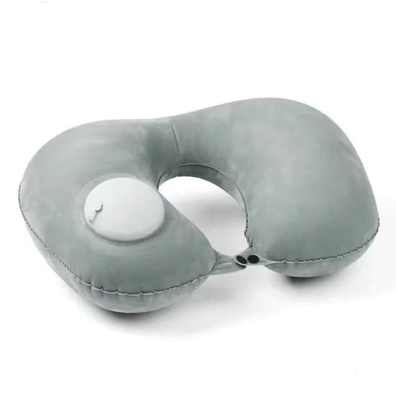 Inflatable U-Shaped Travel Neck Pillow Portable Comfort