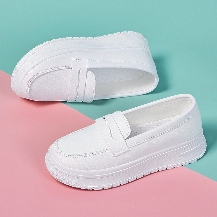 White Nurse Shoes – Non-slip, Soft Sole Work Shoes