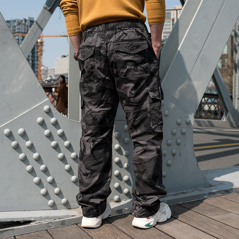 INSTOCK-Men’s Camouflage Cargo Pants 🏙️ Multi-Pocket Large Size