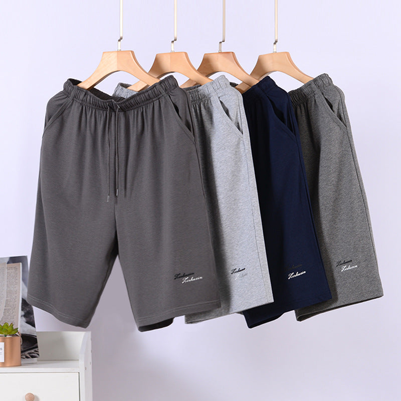 Men’s Modal Cotton Summer Pajama Shorts – Large Size Casual