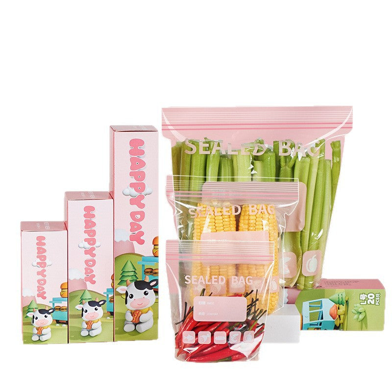Thickened Food-Grade Self-Sealing Fresh-Keeping Bags