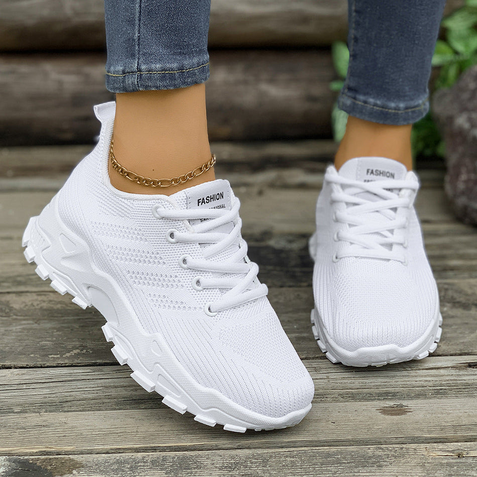 Women's Shoes 2026 Autumn Versatile Fly-Knit Mesh RunningNew