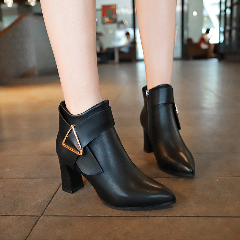 High-Heel Ankle Boots