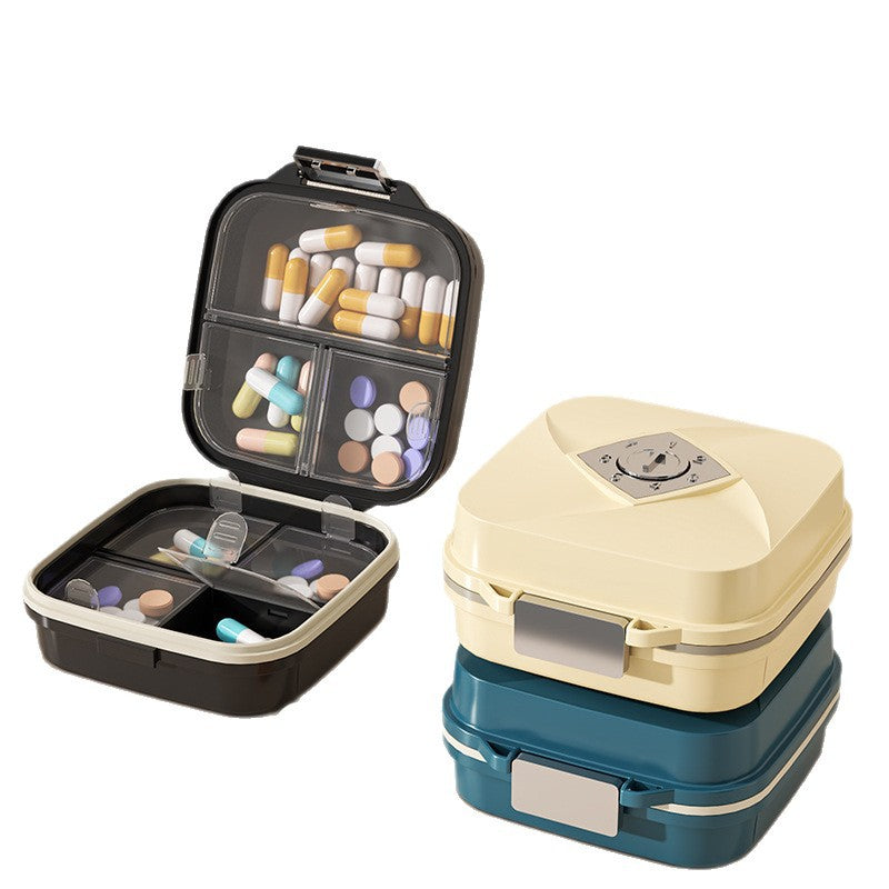 Creative Double-Layer 7-Day Travel Pill Box – Moisture-Proof