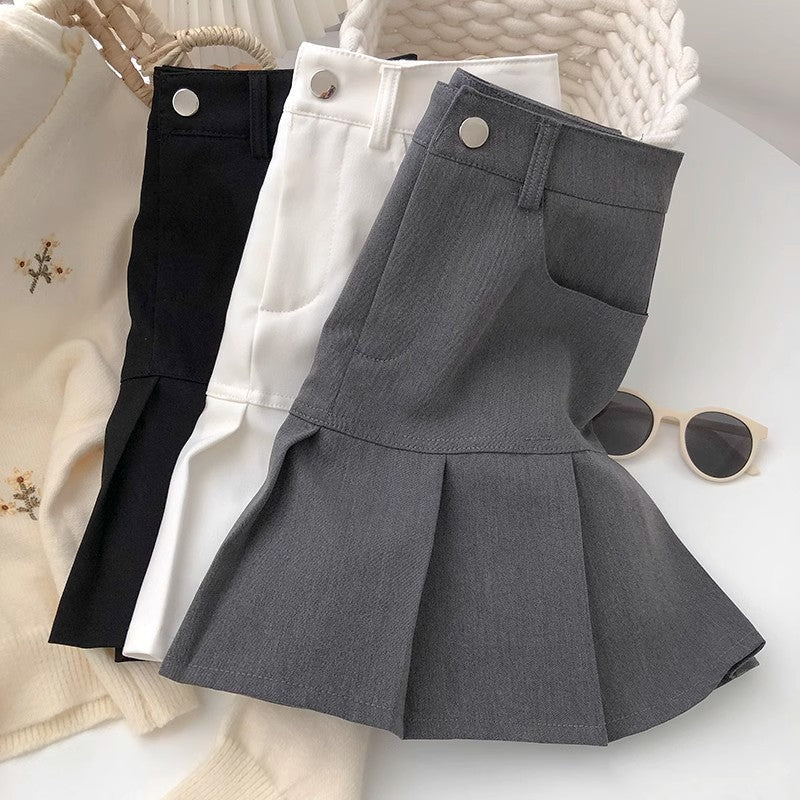 Autumn JK Pleated Skirt – A-Line School Style Skirt